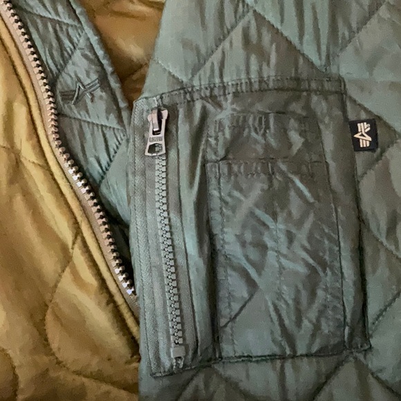 Alpha Industries Unisex Ally Bomber Jacket Size S - Picture 9 of 16